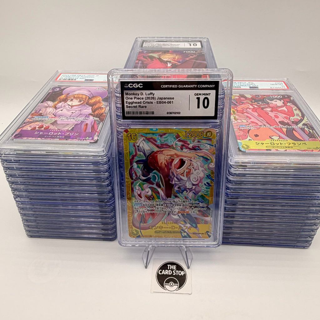 One Piece Card Game - GEM MINT / MINT / NEAR MINT Graded Cards | Shopee ...