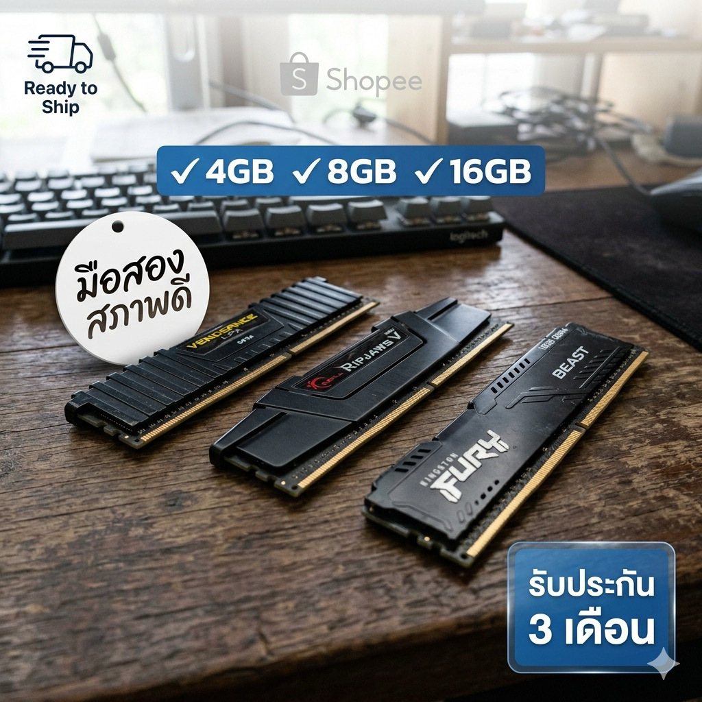 แรม DDR4 PC RAM 4GB 8GB 16GB DDR4 2666Mhz 1.2v หน่วยความจําเดสก์ท็อป ...