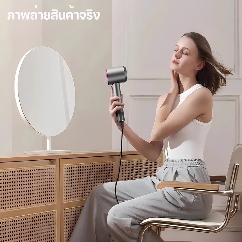 【รับประกัน 5ปี】ไดร์เป่าผม 3600W แห้งเร็ว10s ไอออนลบ 2 พันล้าน แถมปากลมจัดทรงฟรี 5 อัน เครื่องเป่าผม ไดเป่าผม Hair Dryer