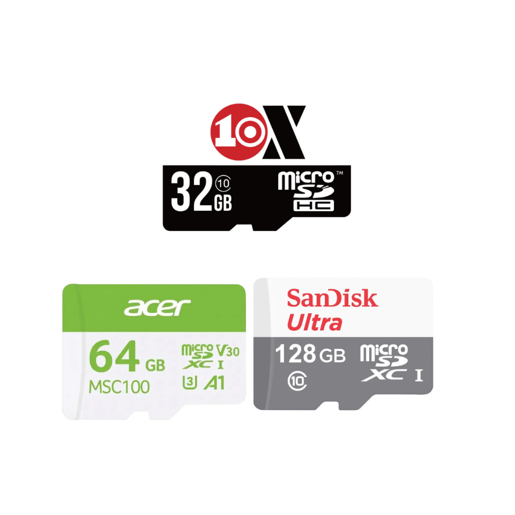 10X Micro SD Card 32/64/128GB ADATA Sandisk เมมโมรี่การ์ด ของแท้ ประกันศูนย์ไทย
