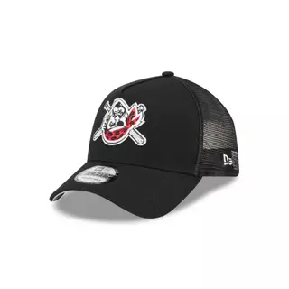 หมวกแก๊ป New Era รุ่น Pittsburgh Pirates MLB Upside Down Black 9Forty Af Trucker Cap