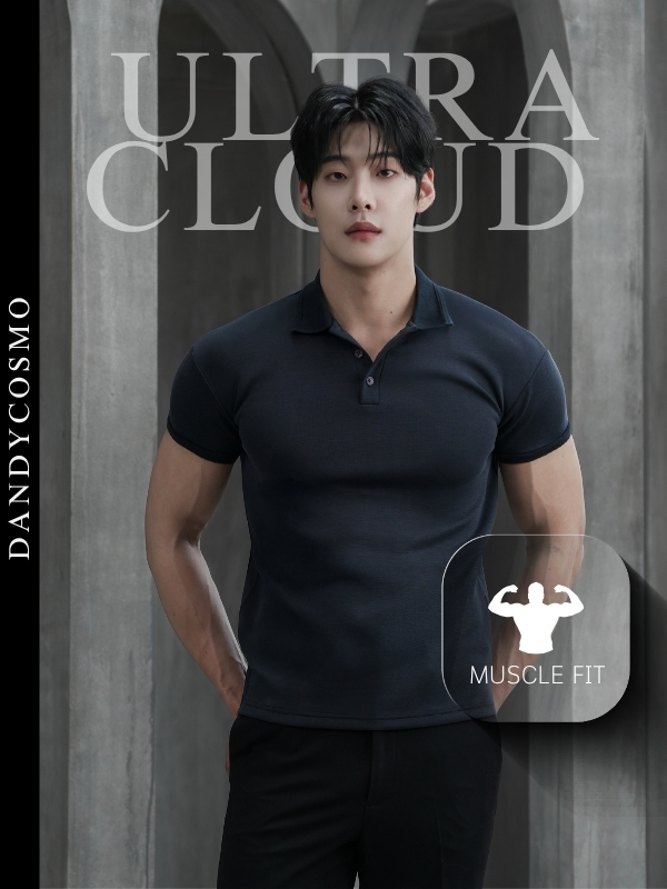 DANDY COSMO | Muscle Fit Ultra Cloud Polo เสื้อโปโล หุ่นล่ำ Upgrade ผ้า ...
