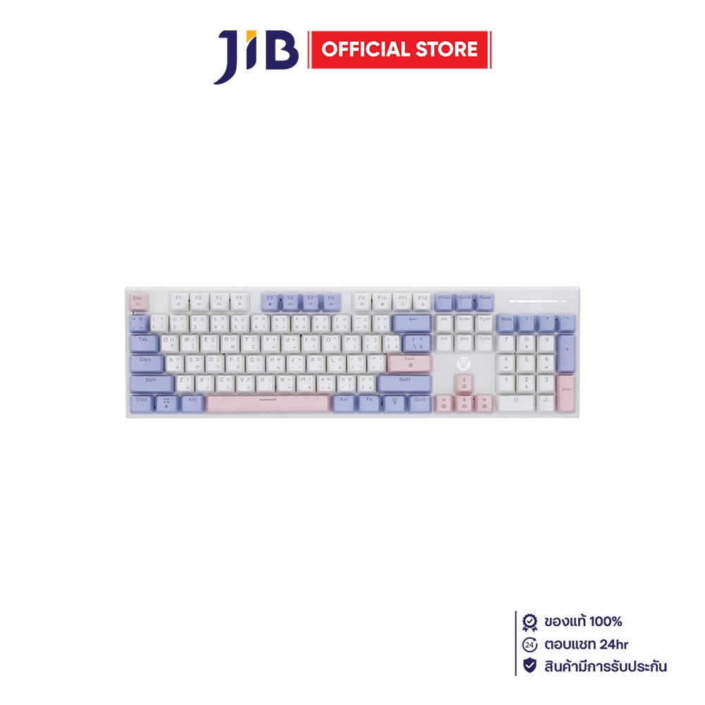 KEYBOARD (คีย์บอร์ด) FANTECH MK889 PRO ATOM104 AME EDITION - ROSIE SWITCH MULTI COLOR BACKLIT EN/TH WHITE-PURPLE