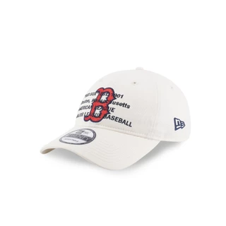 หมวกแก๊ป New Era รุ่น Boston Red Sox Layered Script Chrome White 9Twenty Cap