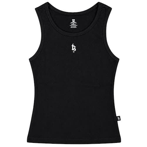 TZ SIGIL HEAVY RIB TANK GIRL - BLACK