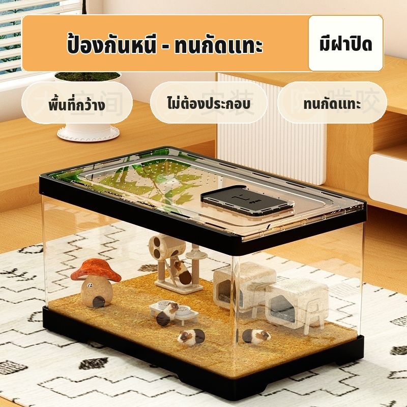 🔥HOT SALE🔥 กรงหนูแฮมสเตอร์ กรงไก่รูติน อะคริลิกใส ขนาดใหญ่ ราคาถูก พิเศษสำหรับหยิบออกมาโดยเฉพาะ แบบพกพา พื