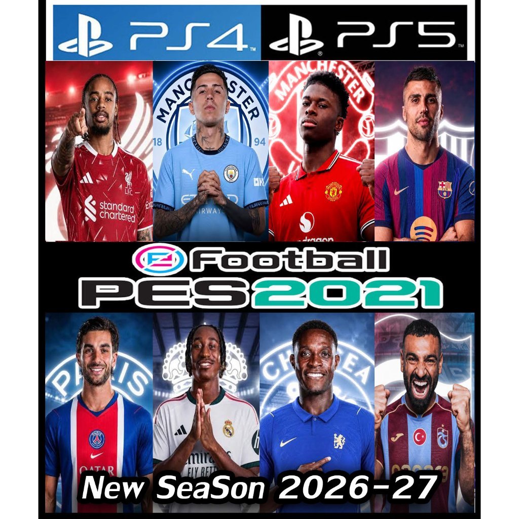 Pes 2021 Ps4&Ps5 ฤดูกาล 2026-27 อัพเดทตลาดซื้อขายล่าสุด ปล.ลงไม่เป็นให้ ...
