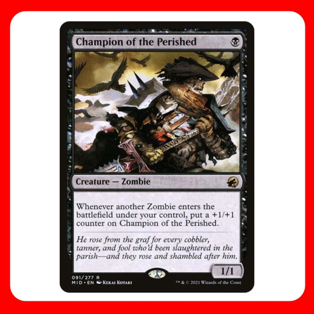 [MTG] Champion of the Perished [MID] [BLACK] [RARE] [NORMAL] [ENG