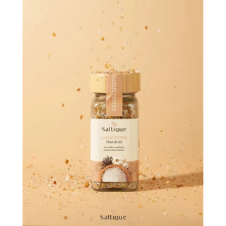 [ลด 20.- CODE : SALTIQUE] Saltique ดอกเกลือพรีเมียม GI จาก สมุทรสงคราม  Saltique Garlic Pepper : ผสมกระเทียมพริกไทย photo