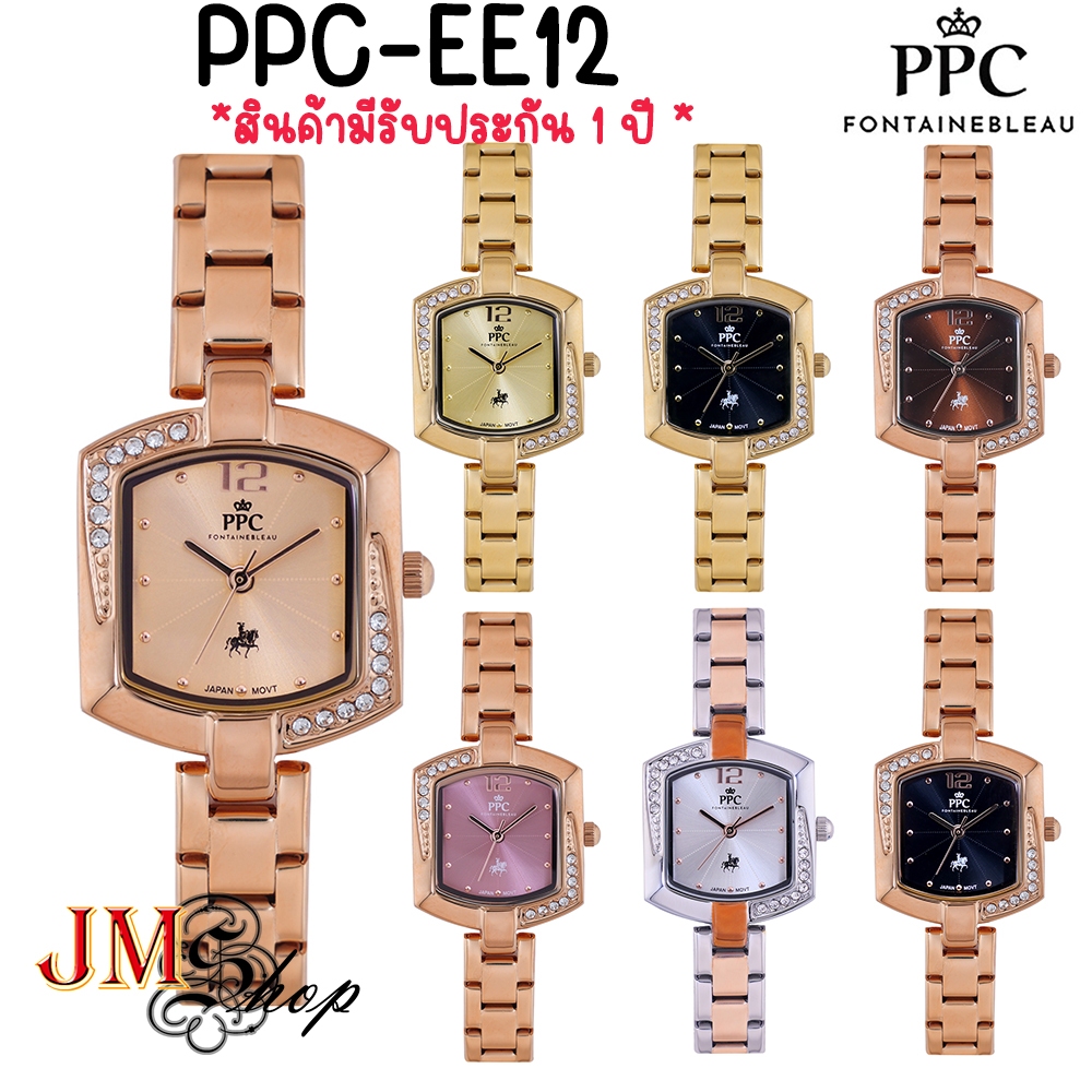 Paris Polo Club/PPC FONTAINEBLEAU รุ่น PPC-EE12 DORÉE นาฬิกาข้อมือ สาย ...