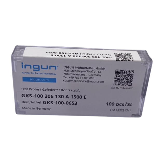 พินทดสอบแบบสปริง INGUN Pin GSK-100 306 130 A 1500 E (ราคาต่อชิ้น ...