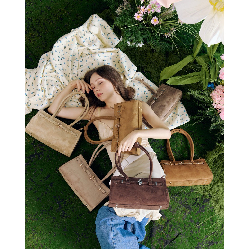 PATH T CHA - (🤎พร้อมส่งทุกสี) กระเป๋าสะพายBOSTON SUEDE COLLECTION ...