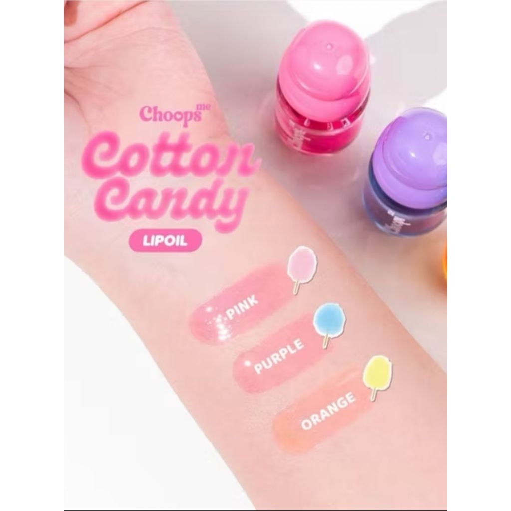 ลิปCHOOPS Cotton candy น่ารักสดใสใช้ได้ทุกวัน | Shopee Thailand