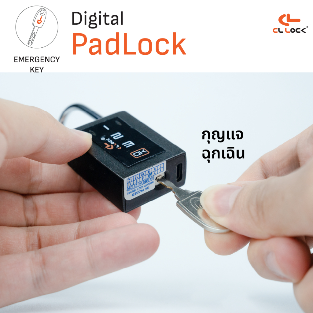Digital PadLock CL Lock กุญแจดิจิทัลขนาดเล็ก ใช้งานง่าย เหมาะกับการล็อก ...