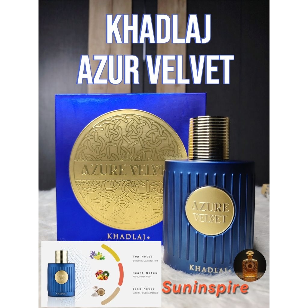น้ำ หอม แบ่ง ขาย Khadlaj Azure Velvet หอมสดชื่น ใช้ได้ทุก โอกาส ...