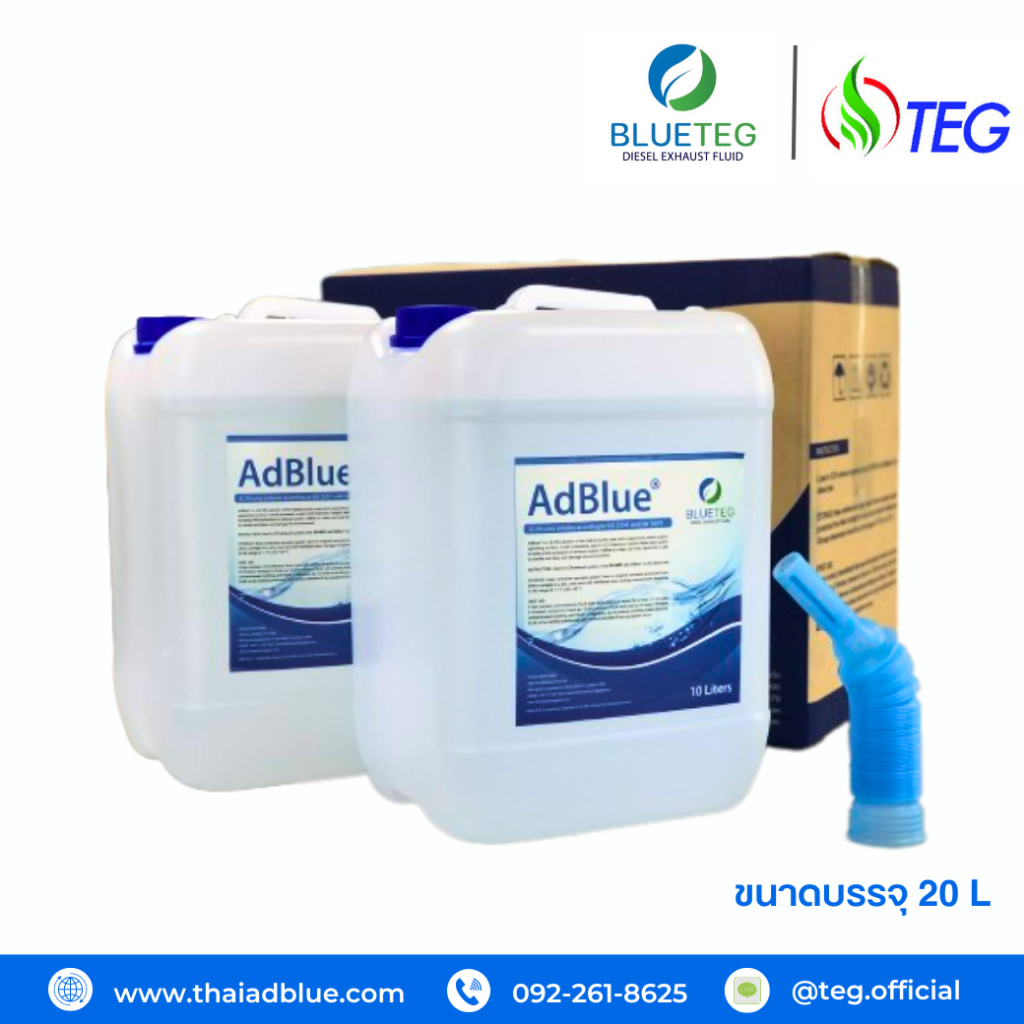 BLUETEG ADBLUE น้ำยา AdBlue น้ำยาช่วยบำบัดไอเสียในเครื่องยนต์ดีเซล ขนาด ...