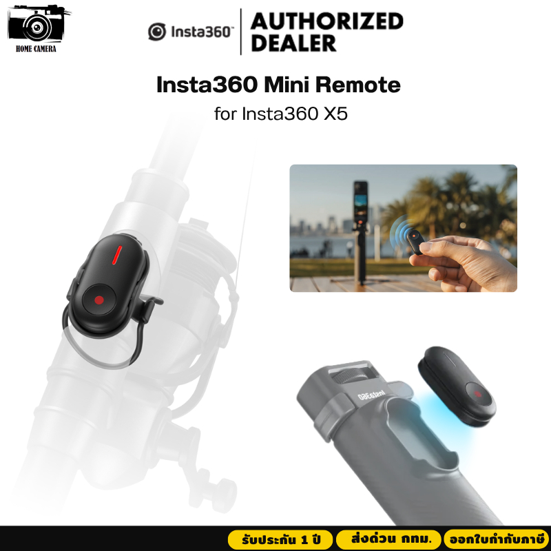 Insta360 Mini Remote for Insta360 X4 Air/X5/GO Ultra /Ace Pro 2 / X4 ...