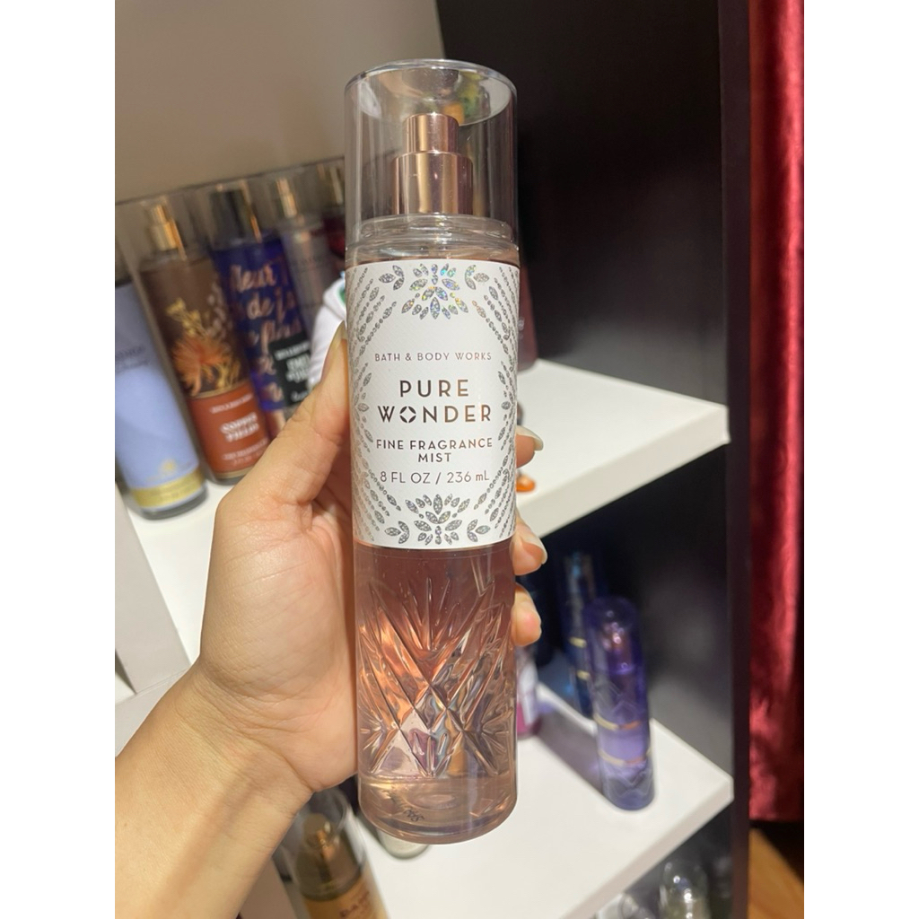 Bath & Body Works Fragrance Mist 236 ml. กลิ่น Pure wonder | Shopee ...