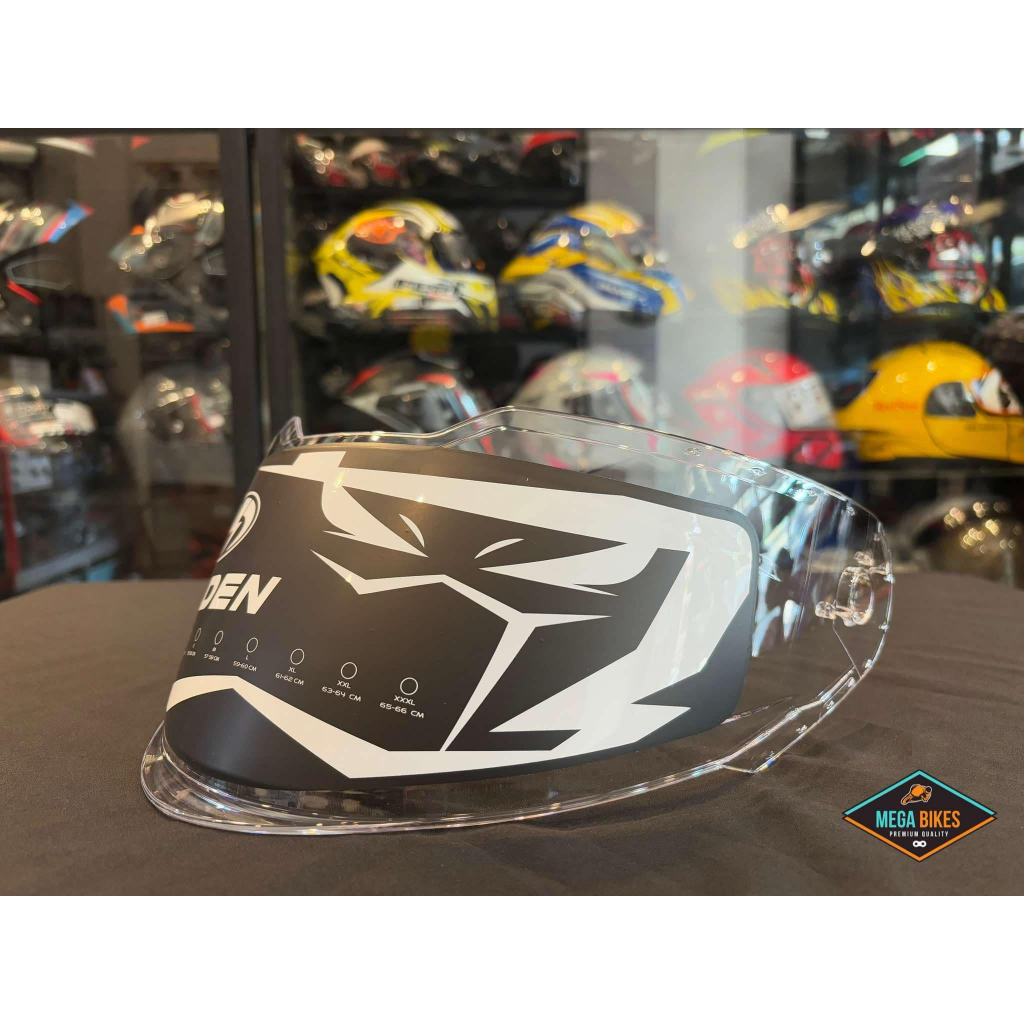 ชิลด์หน้าหมวกกันน็อค RAIDEN HELMET รุ่น DEFENCE FLIP UP VISOR HELMET ...