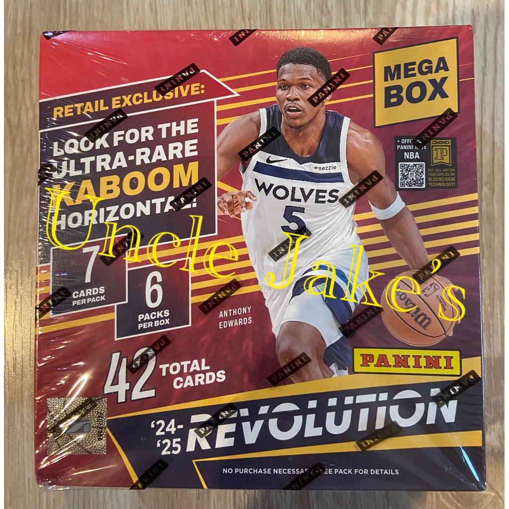2024-25 Panini Revolution NBA Basketball Mega Box (42 Cards) | Shopee ...