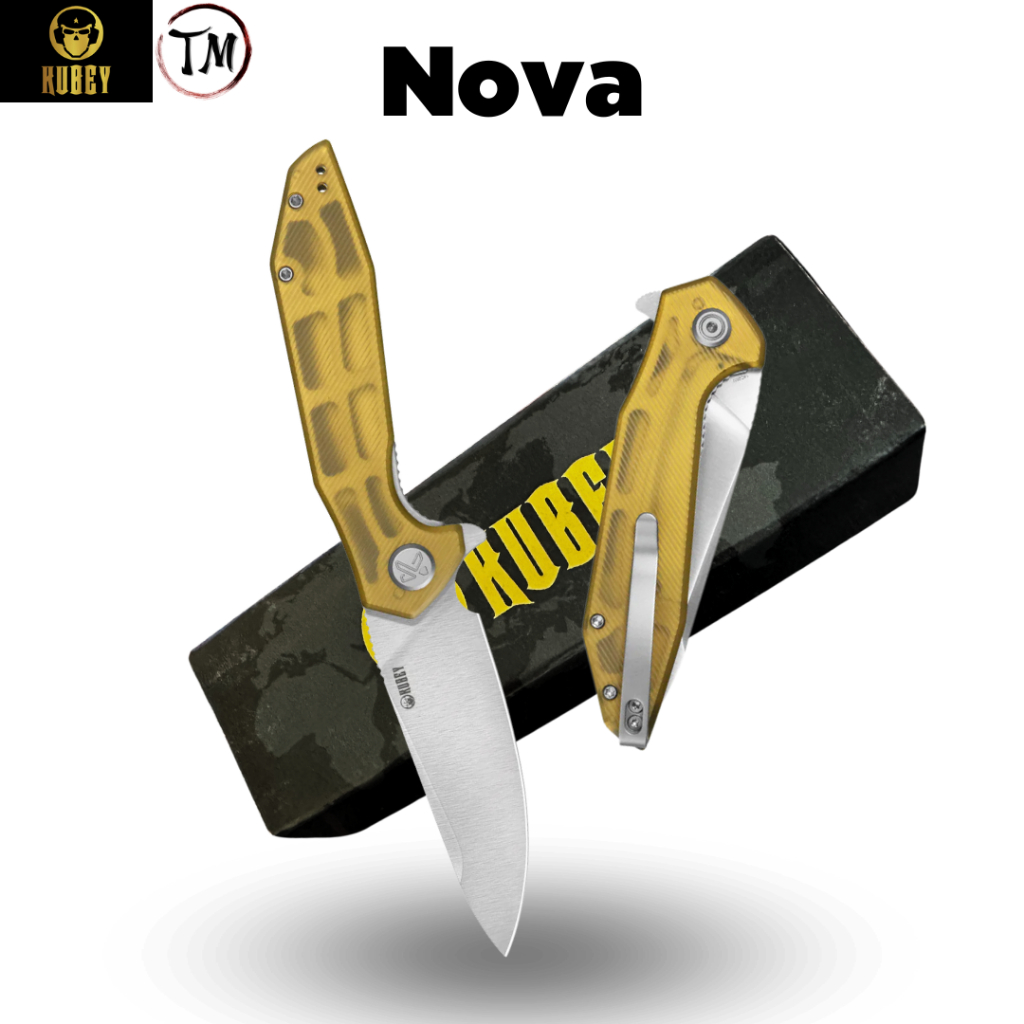 Kubey KU117 Nova เหล็ก14C28N ด้ามUltem มีดEDCน่าใช้งาน | Shopee Thailand