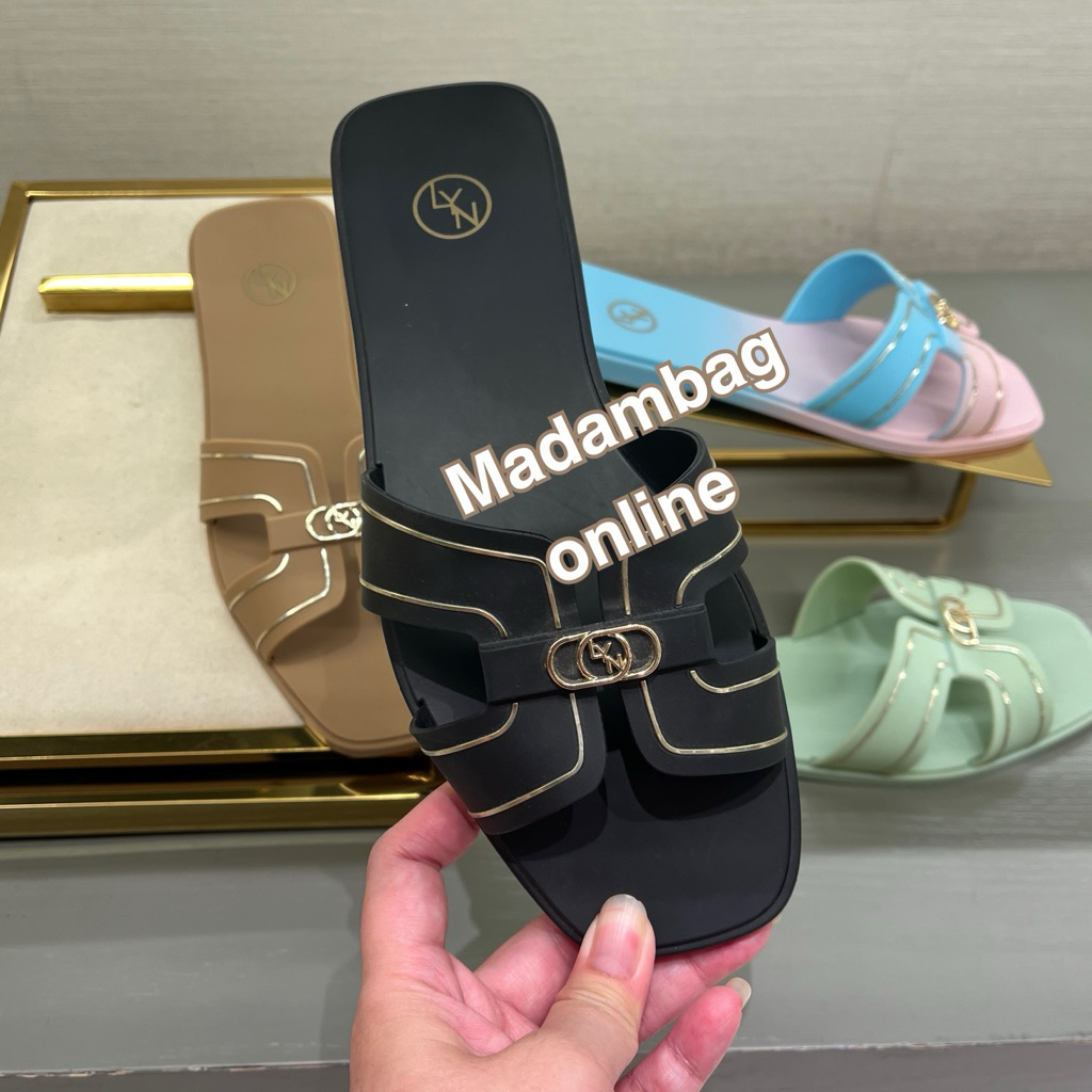 LYN Hey Jelly Flats and Sandals shoe รองเท้าแตะ lyn แท้จากช็อป | Shopee ...
