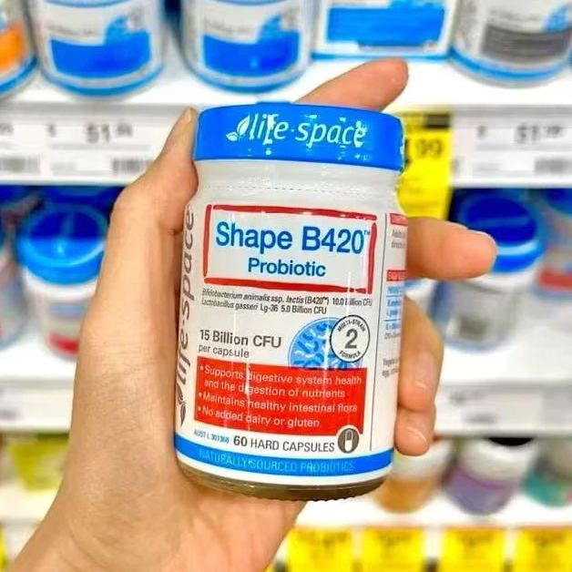 Life Space Shape B420 Probiotic 60 Capsules โปรไบโอติกช่วยระบบย่อยอาหาร ...