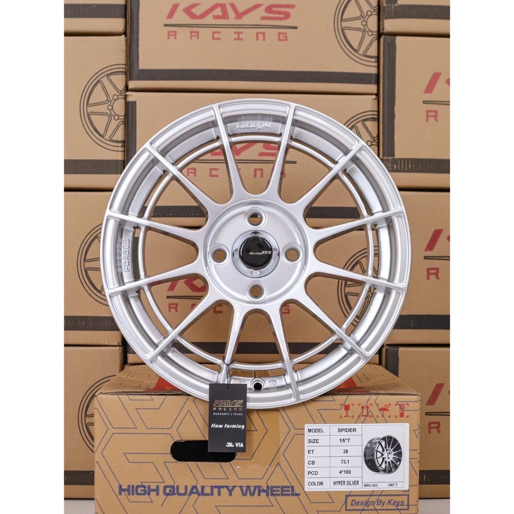ล้อแม็กขอบ 15 งานKAYS รหัสล้อSPIDER ล้อนำเข้าFlowForming | Shopee Thailand