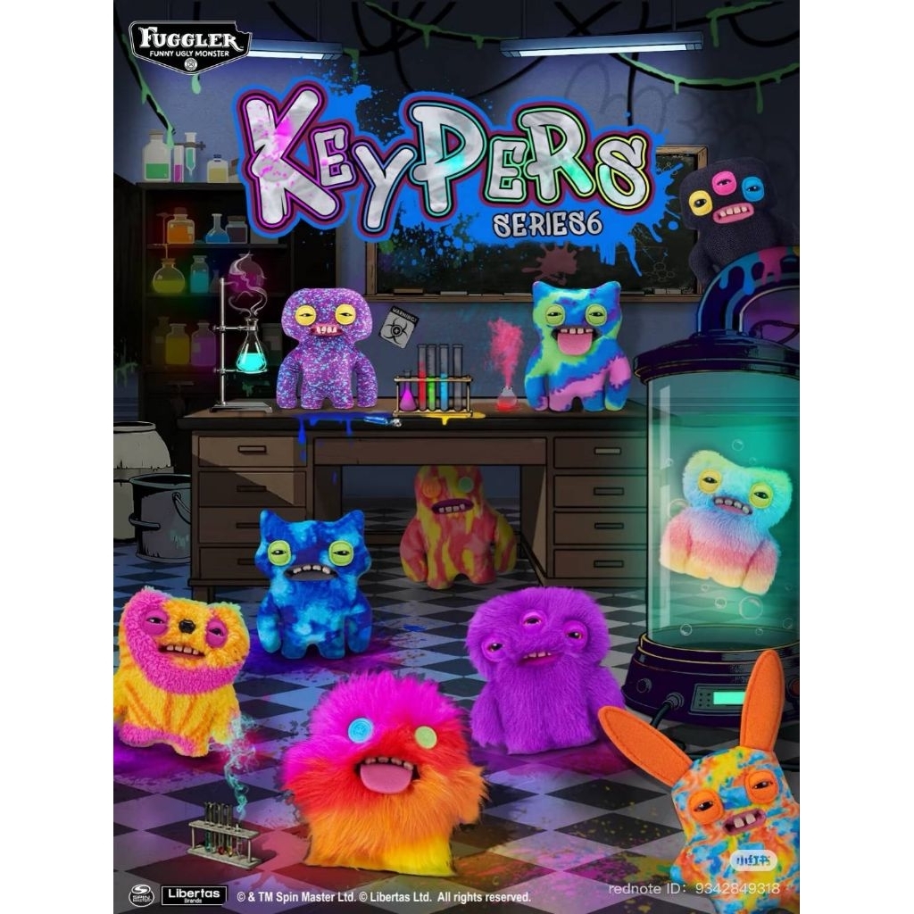 (จุ่มเดี่ยว) พร้อมส่งในไทย จุ่มพวงกุญแจ Fuggler ugly monsters keypers ...