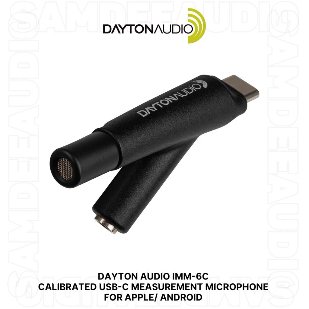 Dayton Audio iMM-6C iDevice USB-C Calibrated Microphone | Shopee