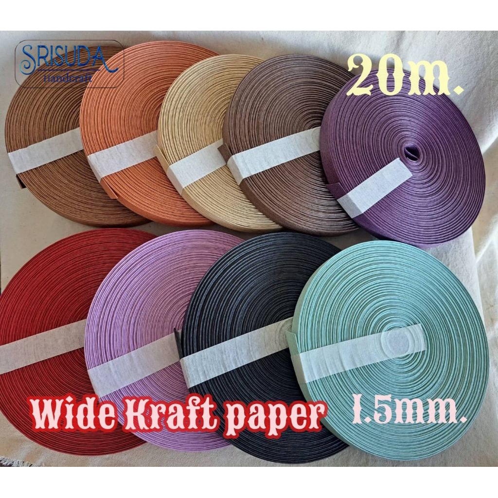 Wide paper rattan wove rope material, Wide kraft paper handbag 10 ...