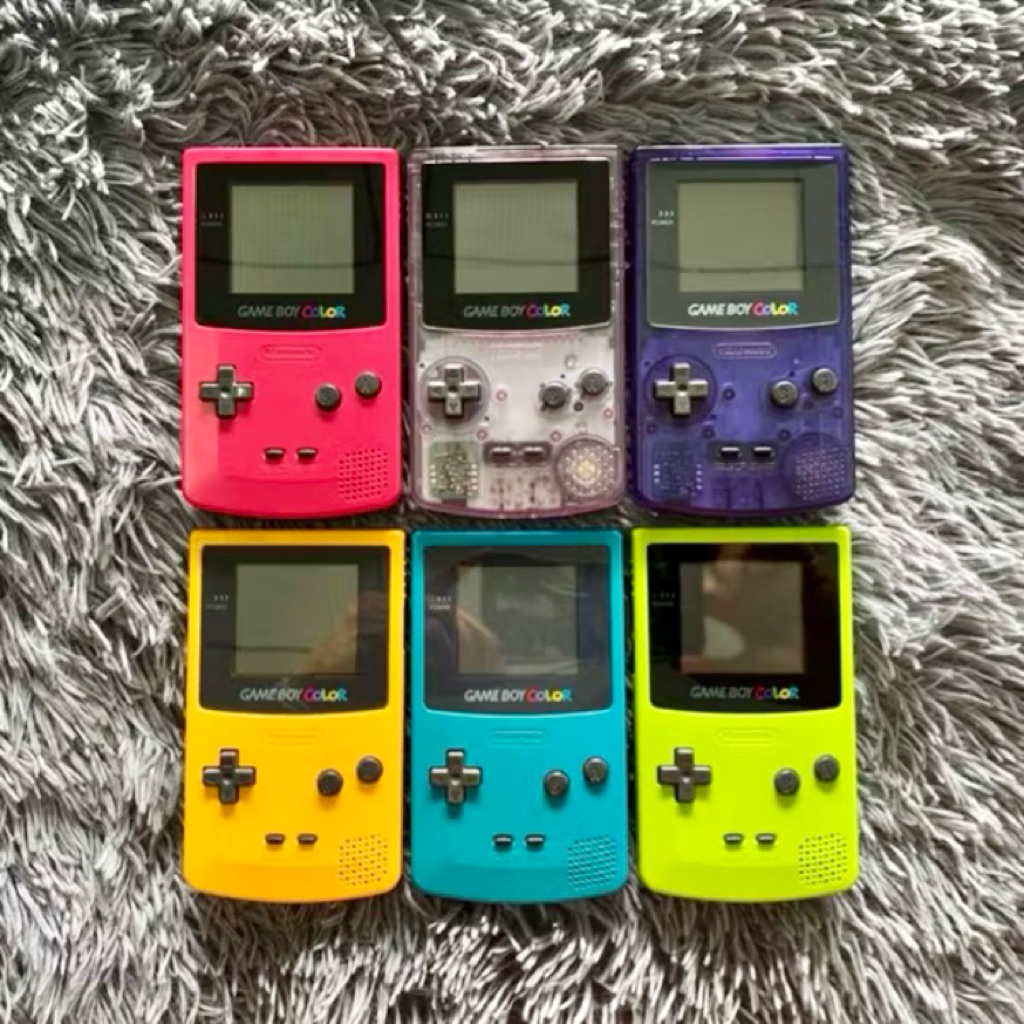 (แถมตลับ) เครื่องแท้บอดี้แท้ Gameboy Color (set) คัดสภาพดีรอยน้อย ใช้ ...