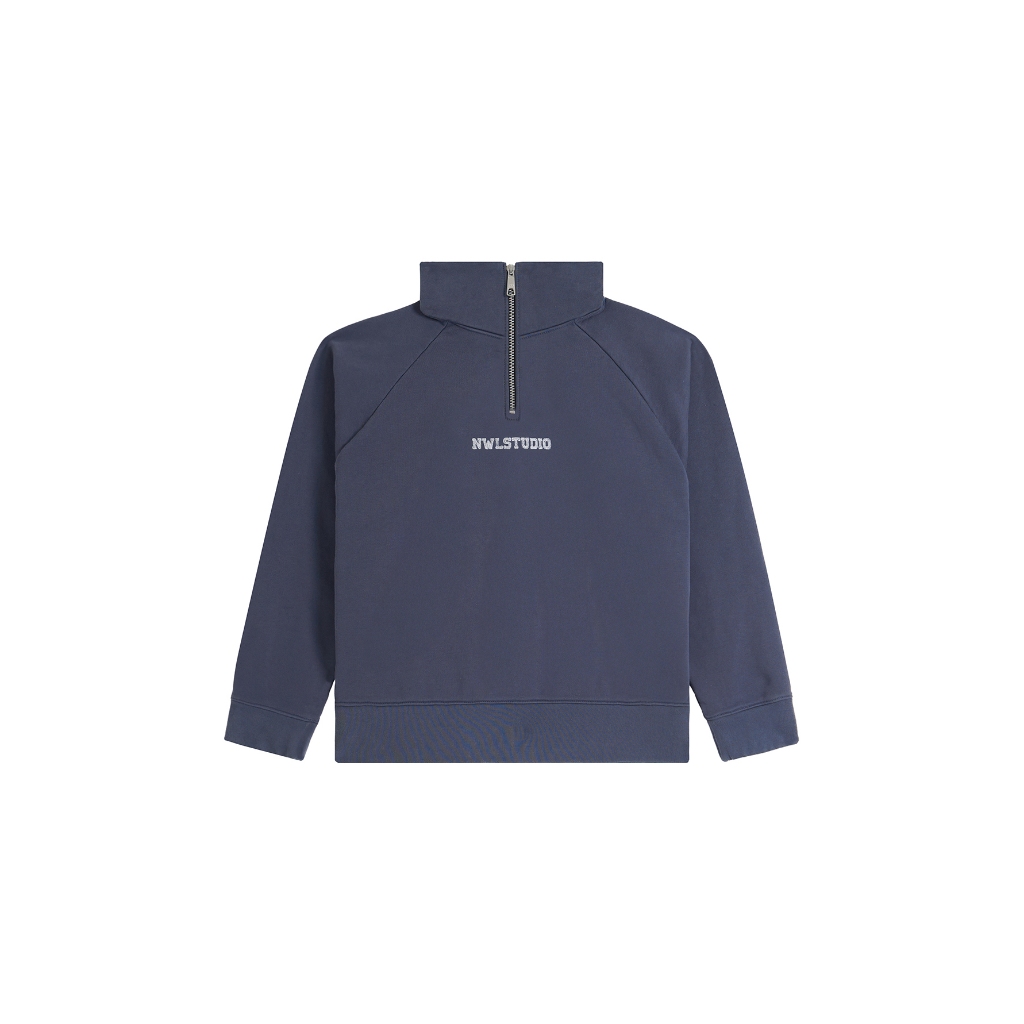 44TEES 40 Half Zip Sweater Navy