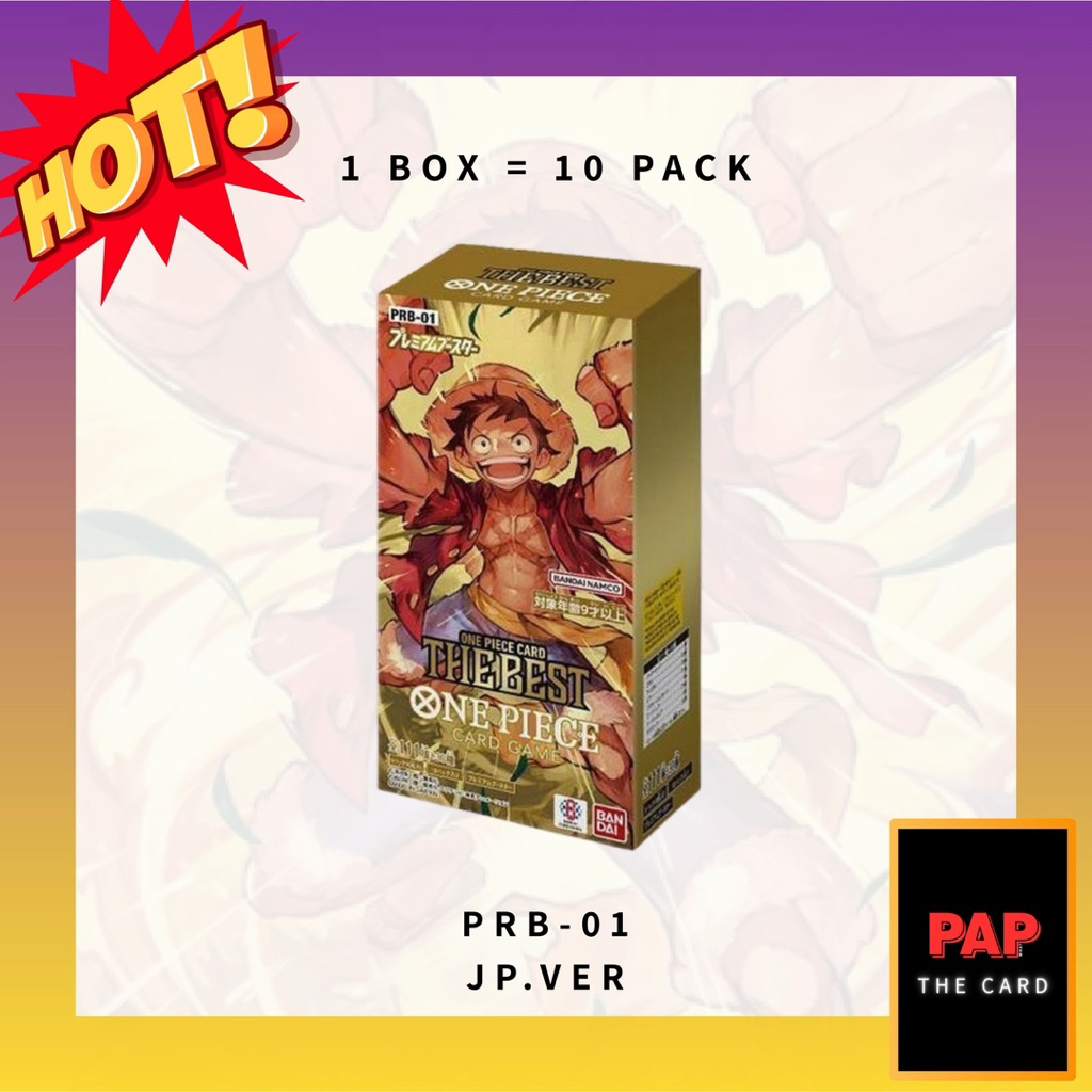 🔥พร้อมส่ง🇹🇭Box PRB-01 การ์ด One Piece เรทคาตั้น ของแท้พร้อมส่ง | Shopee ...