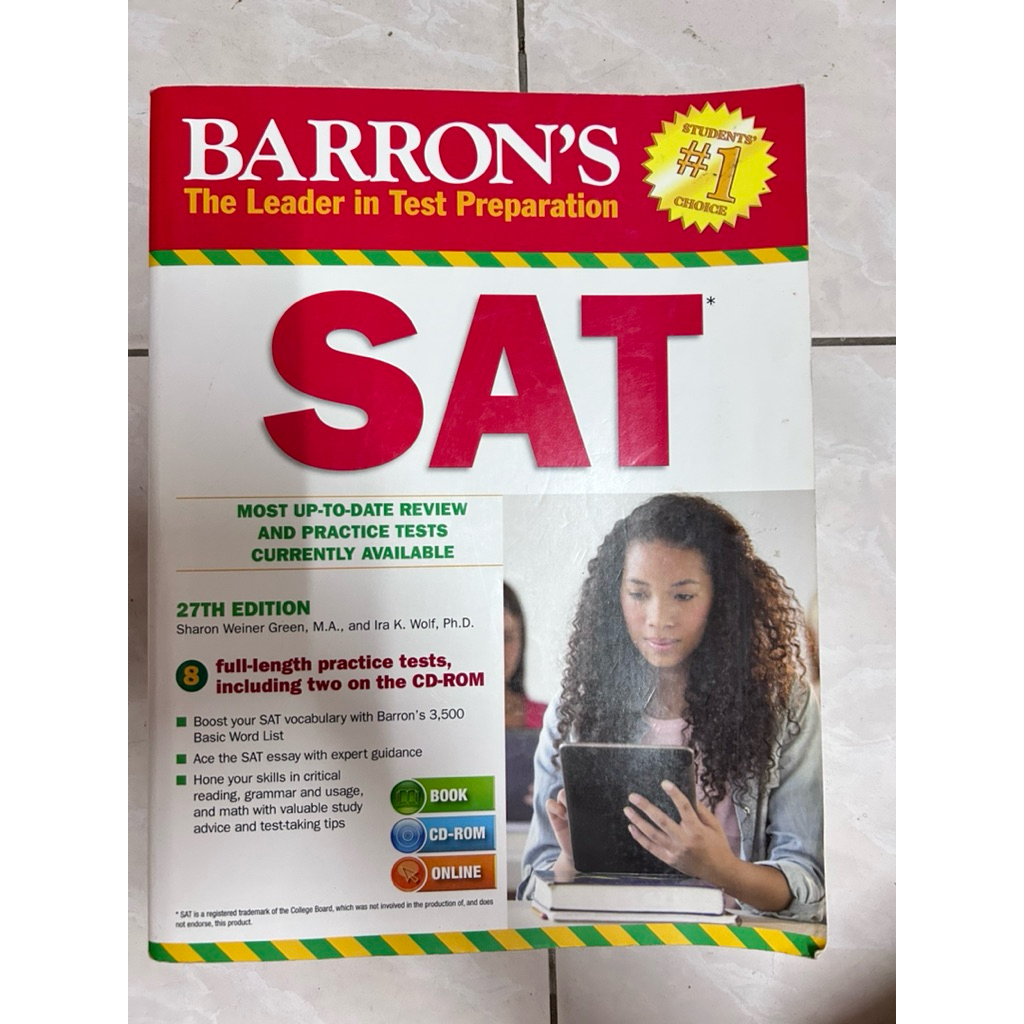 barron’s sat มือสองมีขีดเขียน 10% มี cd | Shopee Thailand