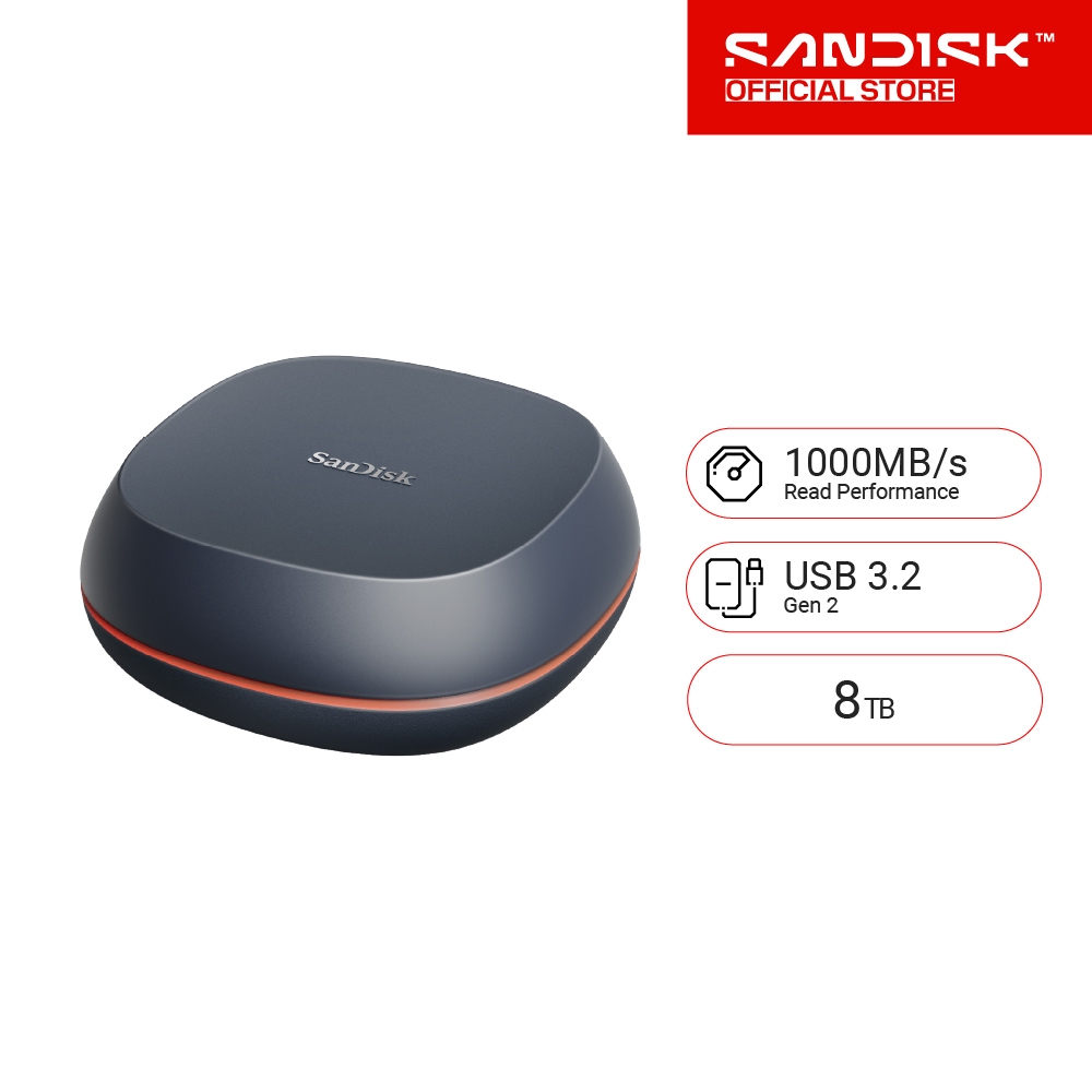 SanDisk Desk Drive SSD 8TB (SDSSDT40-8T00-AP25) | Shopee Thailand