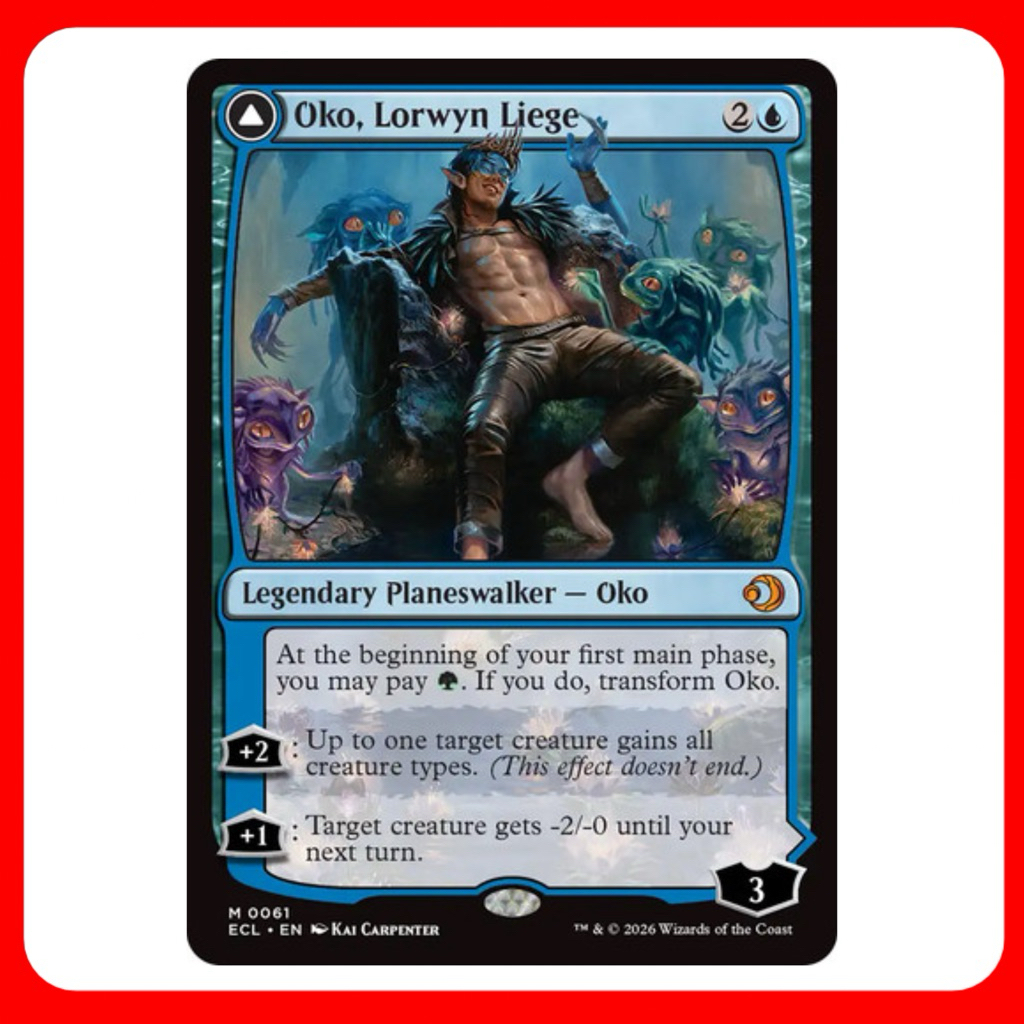 [MTG] Oko, Lorwyn Liege [ECL] [BLUE] [MYTHIC] [NORMAL] [ENG] (การ์ดเม ...