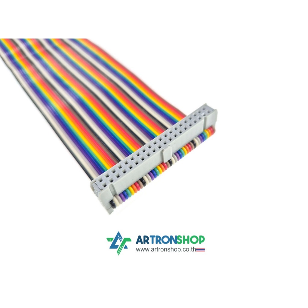 สายแพร GPIO สำหรับบอร์ด Raspberry Pi ผู้-ผู้ Breakout Cable GPIO 40PIN ...