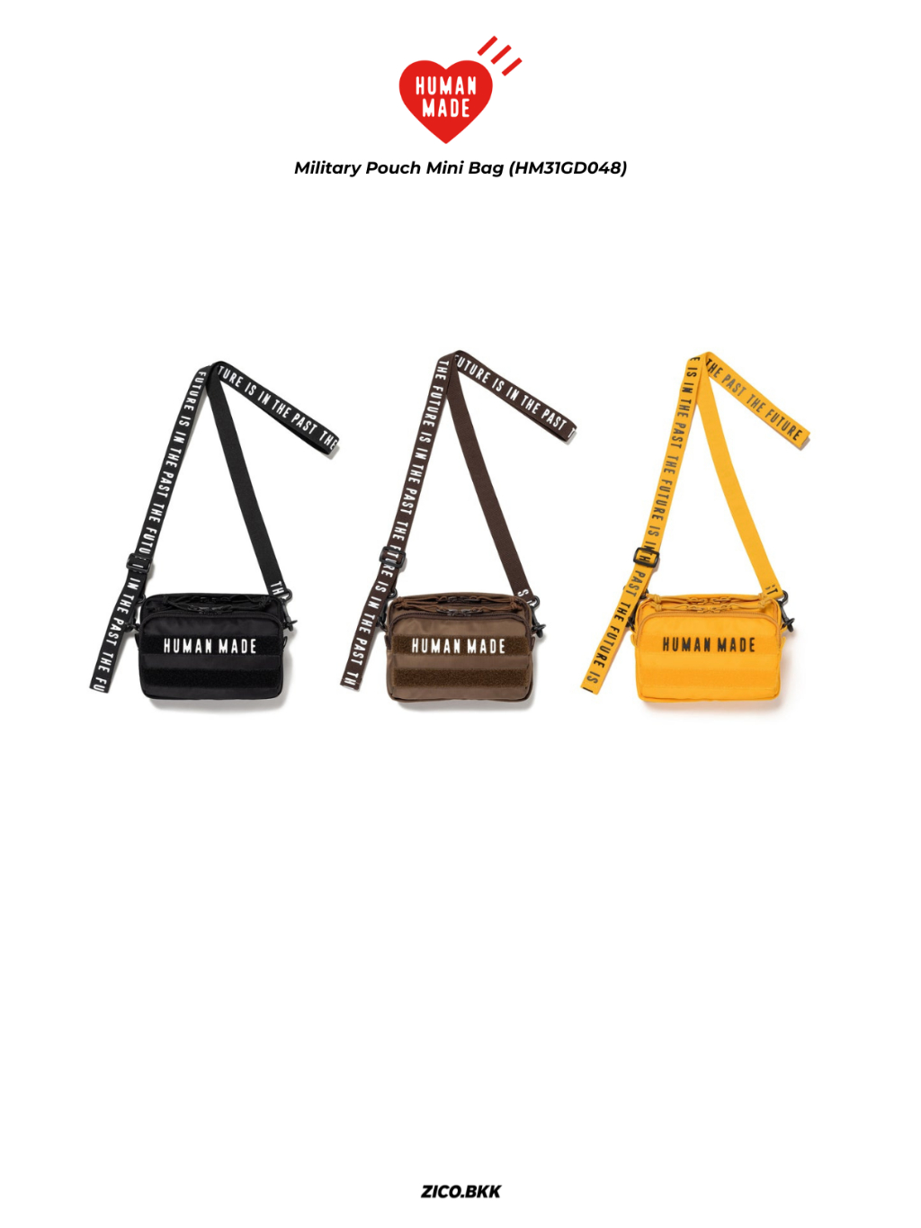 Human Made Military Pouch Mini Bag (HM31GD075) | Shopee Thailand