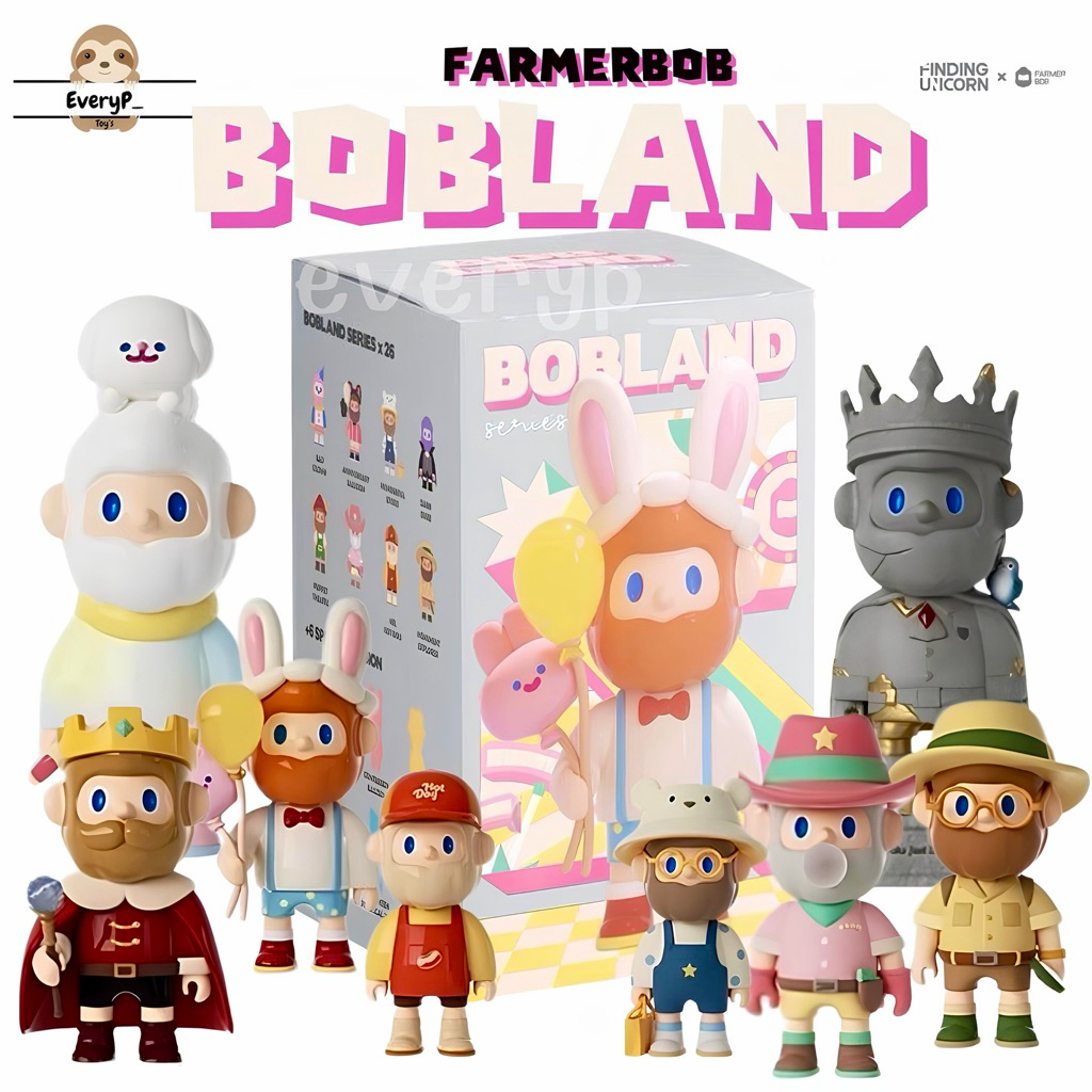 (ส่งด่วน) กล่องสุ่ม Bob Land 🎈 FARMER BOB LAND Series Blind Box Finding ...