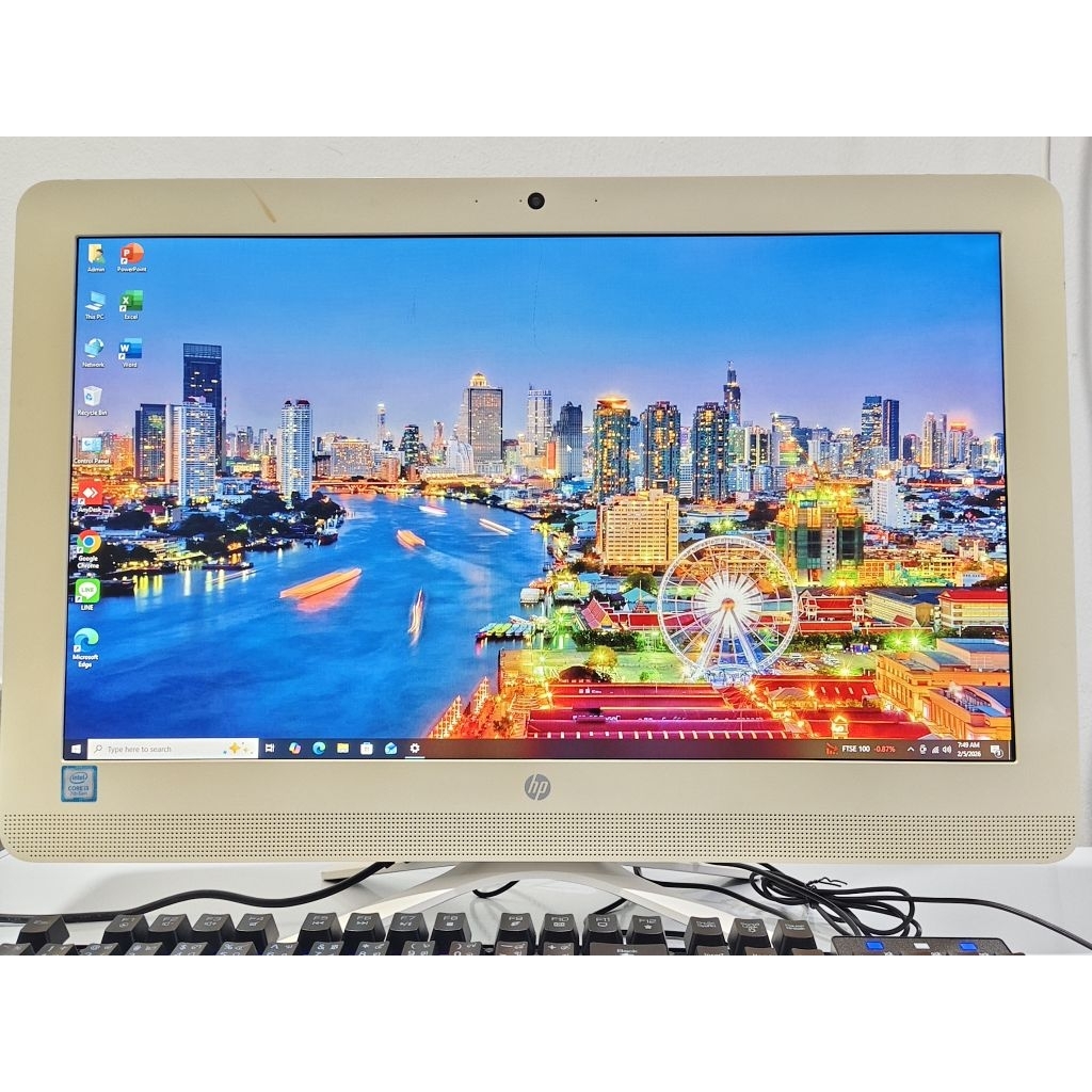 All in one อออินวัน คอมพิวเตอร์ มือสอง ราคาถูก รุ่น HP 22-b204l corei3 ...
