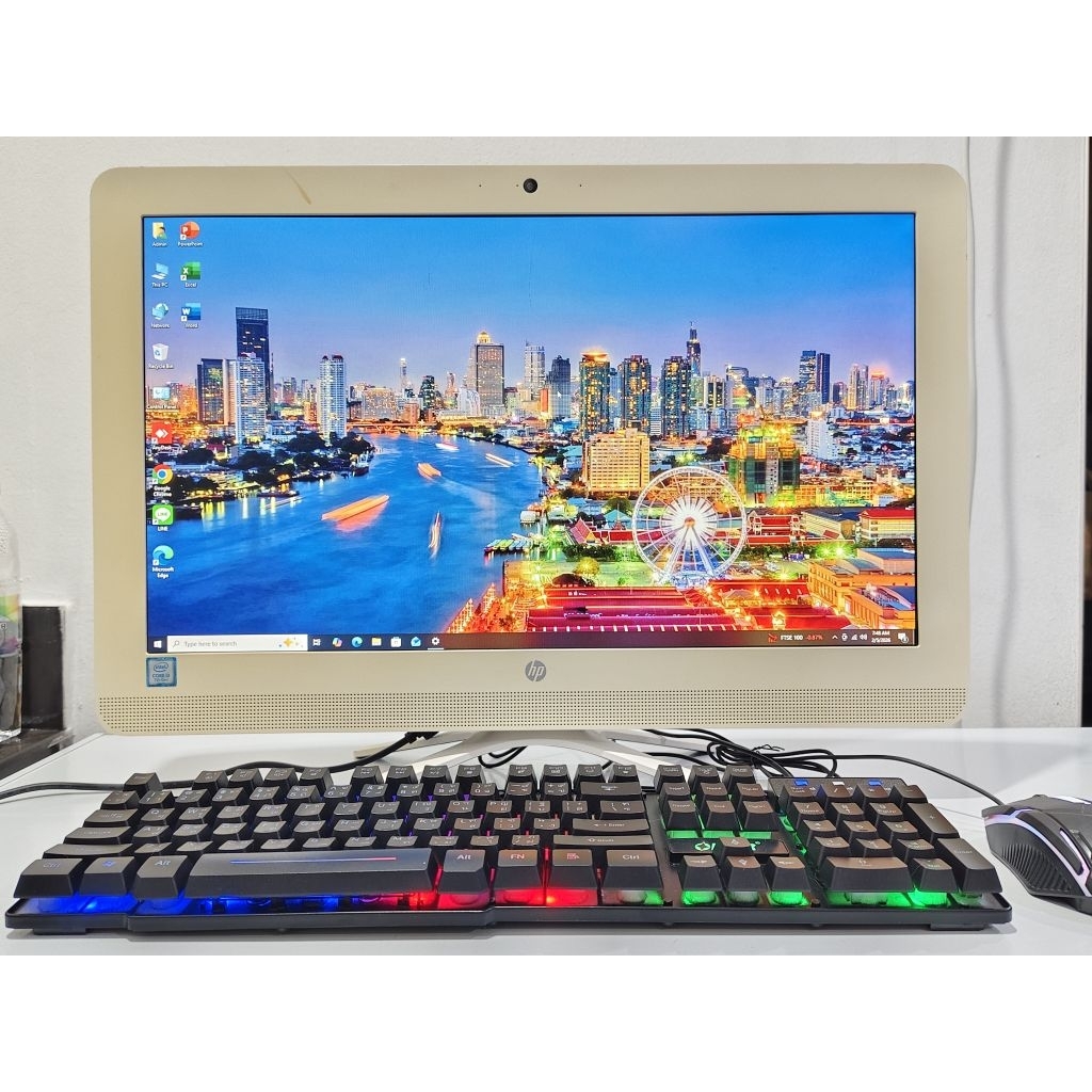 All in one อออินวัน คอมพิวเตอร์ มือสอง ราคาถูก รุ่น HP 22-b204l corei3 ...
