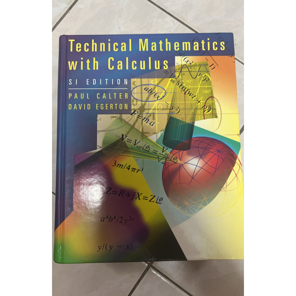 technical mathematics with calculus มือสอง | Shopee Thailand
