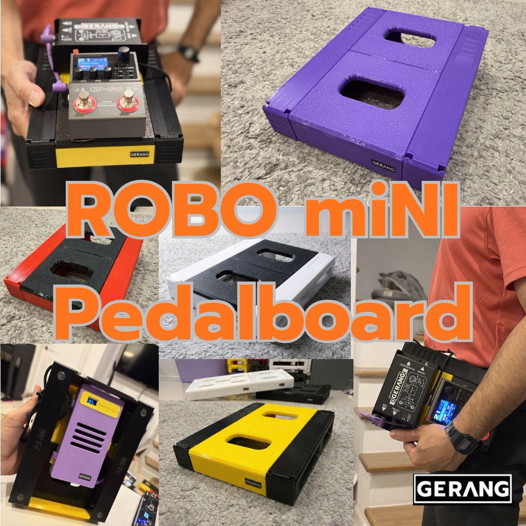 บอร์ดเอฟเฟคกีต้าร์ Robo miNI ต่อเพิ่มขนาดได้ ต่อกับ Robo รุ่นปกติได้ ...