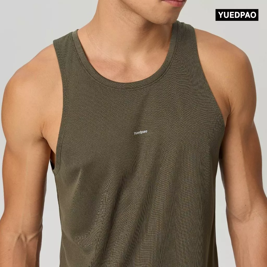 Yuedpao Sportswear - Athletic Shirts (Men) เสื้อออกกำลังกายแขนกุดผู้ชาย เสื้อกีฬา เสื้อกล้ามสำหรับวิ่ง (10 สี) thumbnail 7