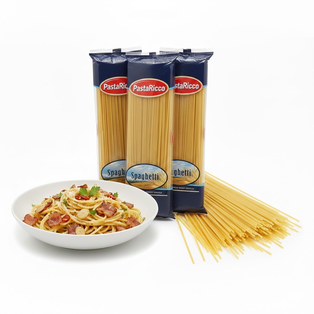 สปาเก็ตตี้ Pasta Ricco Spaghetti พาสต้าริคโค่ เส้นสปาเก็ตตี้ 400g ...