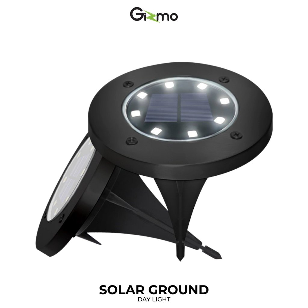 Gizmo ไฟสนาม โซล่าเซลล์ โคมไฟสนาม ไฟโซล่าเซลล์ สปอร์ตไลท์ LED 8 ดวง ...