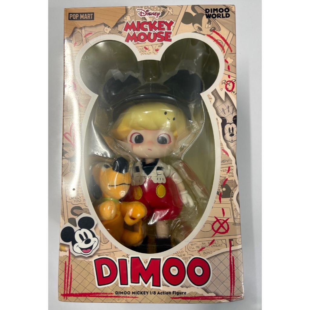 พร้อมส่งในไทย🦉🎁ตุ๊กตา BJD😽ดิมู่ DIMOO MICKEY 1/8 Action Figure