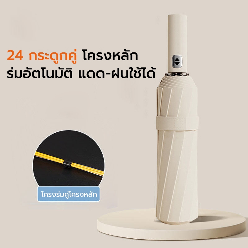 ร่มกันแดด กันUV 100% ร่มพับได้ น้ำหนักเบา พกง่าย ผ้าป้องกันแดด UV50+ ใช้ได้ทั้งแดดและฝน ฮิตสุดๆ ในไทย