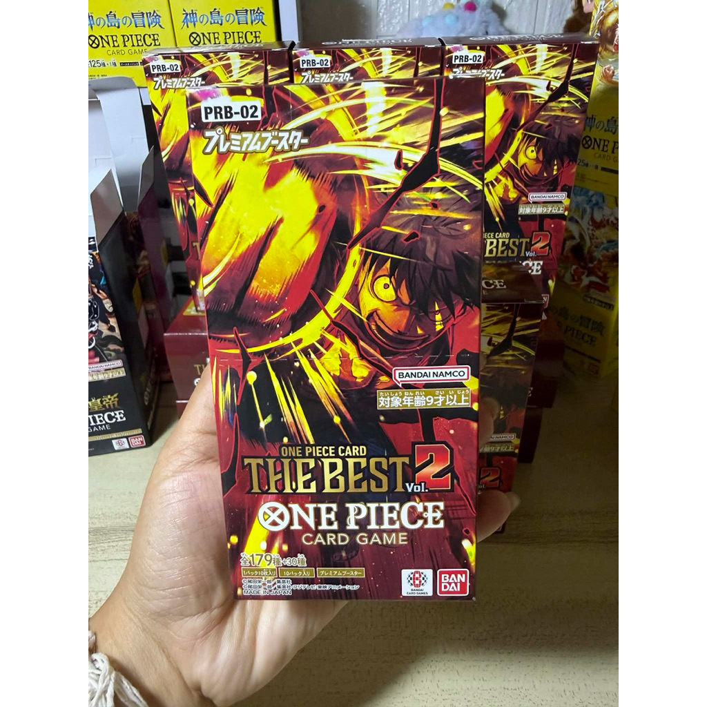 One piece PRB02 Japan การ์ดเกมส์ CardGame ของแท้100% (ยกbox) | Shopee ...